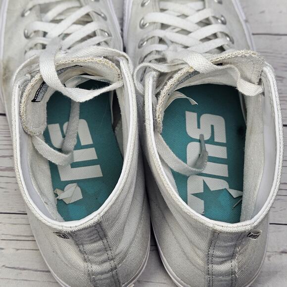 Converse Unisex Chuck Taylor All Star Pro HiTop All White Men 11.5/Women 13.5 - Picture 8 of 8